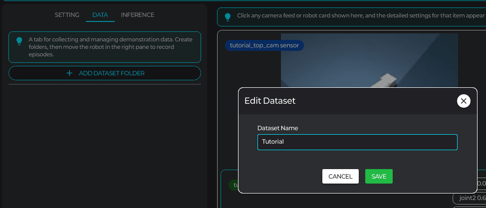 Add Dataset Folder 폼